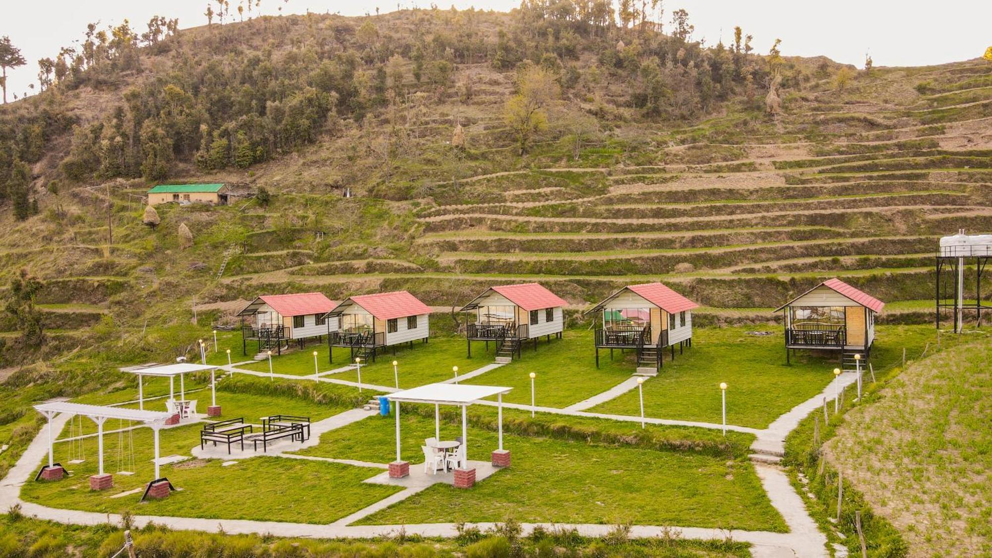 The Hillside Cottages Kanatal Exterior foto