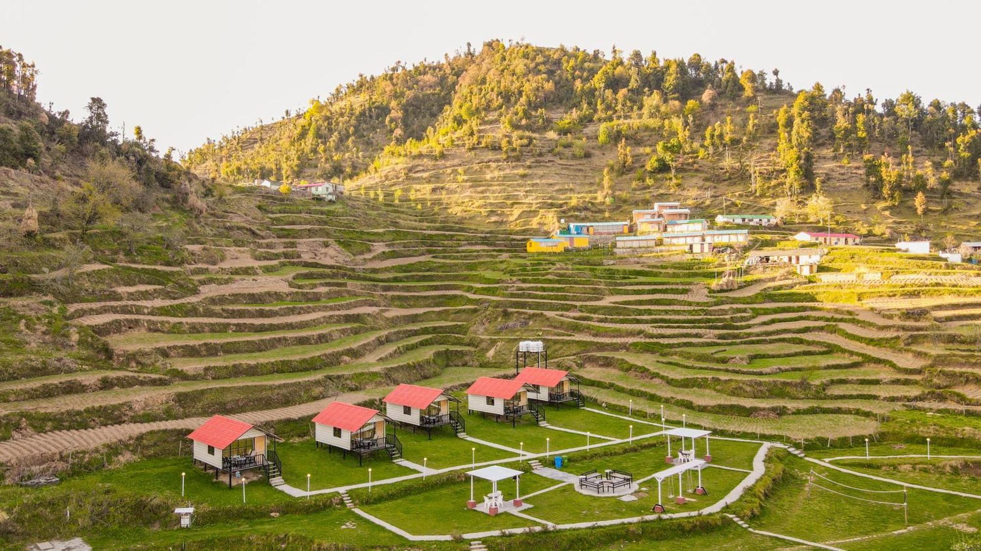 The Hillside Cottages Kanatal Exterior foto