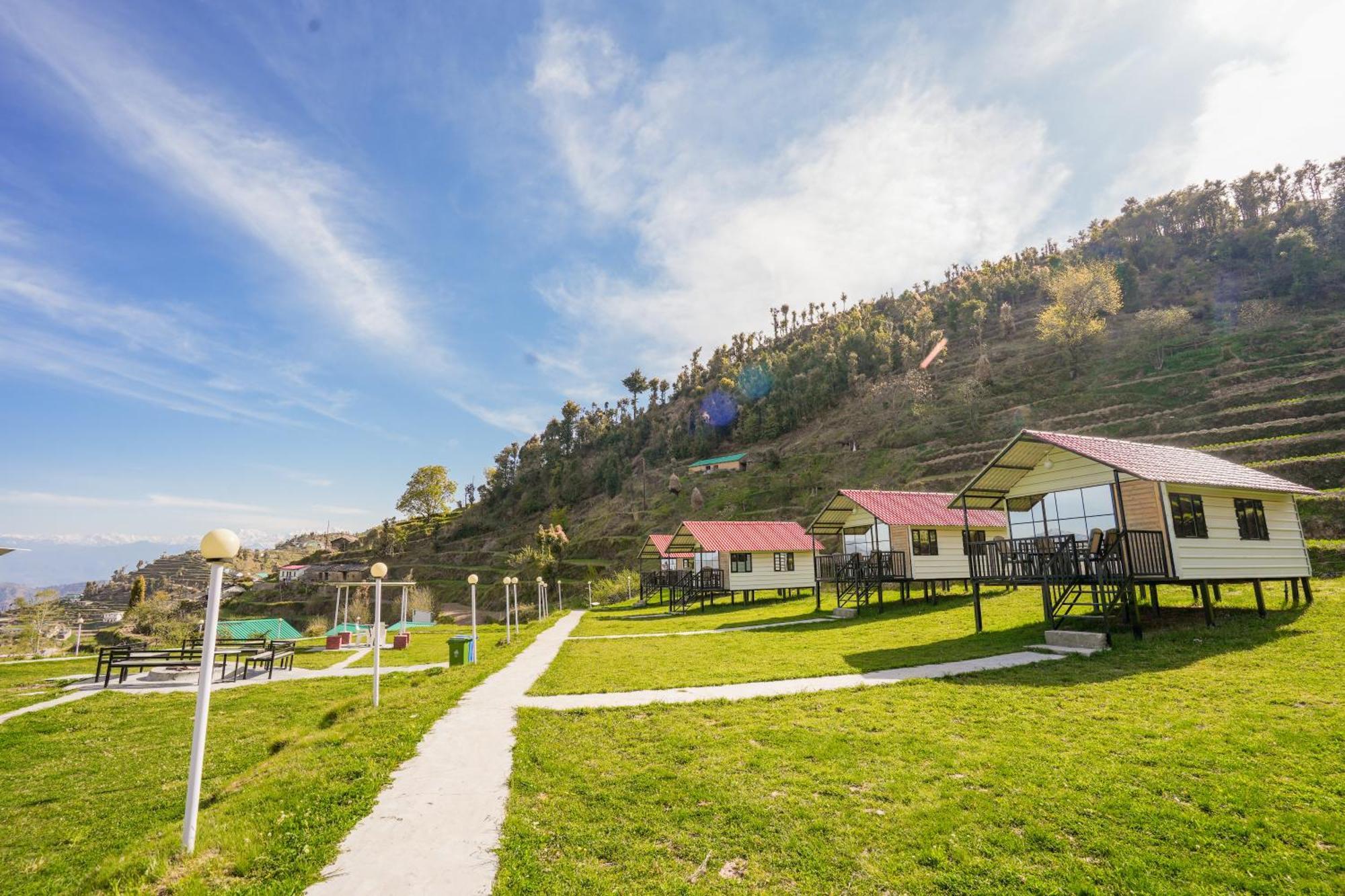 The Hillside Cottages Kanatal Exterior foto